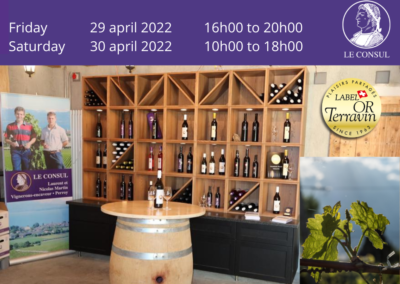 CAVE DU CONSUL OPEN WINE CELLAR EVENT – SPRING