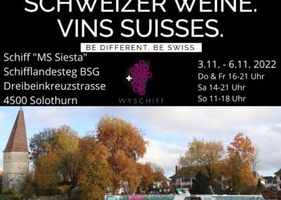 Wyschiff in Solothurn vom 02.- 05. November 2023