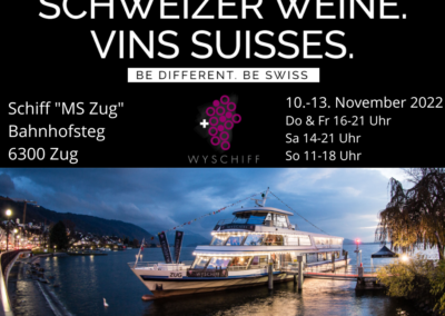 Wyschiff à Zug du 09 au 12 Novembre 2023