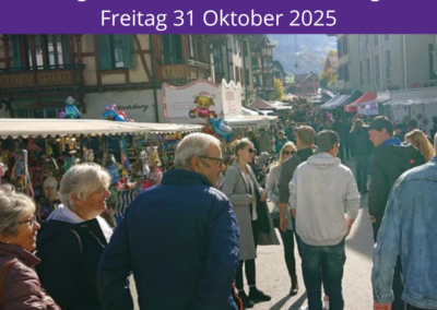 Frutigmärit (autumn market) in Frutigen BE – Friday, 31 October 2025