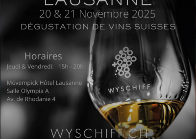 Wyschiff Event in Lausanne vom 20. bis 21. November 2025